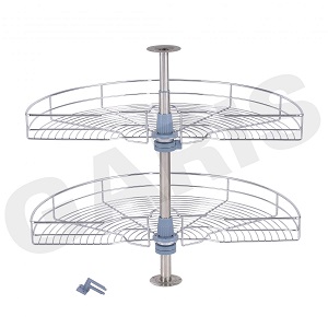 Mâm xoay 180 độ inox 304 nan tròn GARIS GSC18